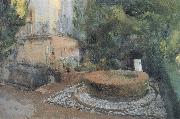 Joaquin Sorolla Fountain Garden oil painting